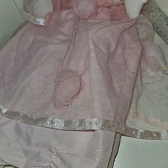 Pottery Barn Kids RARE Blonde Ballerina 18" Rag Doll Pink Tulle Dress - Picture 3 of 7